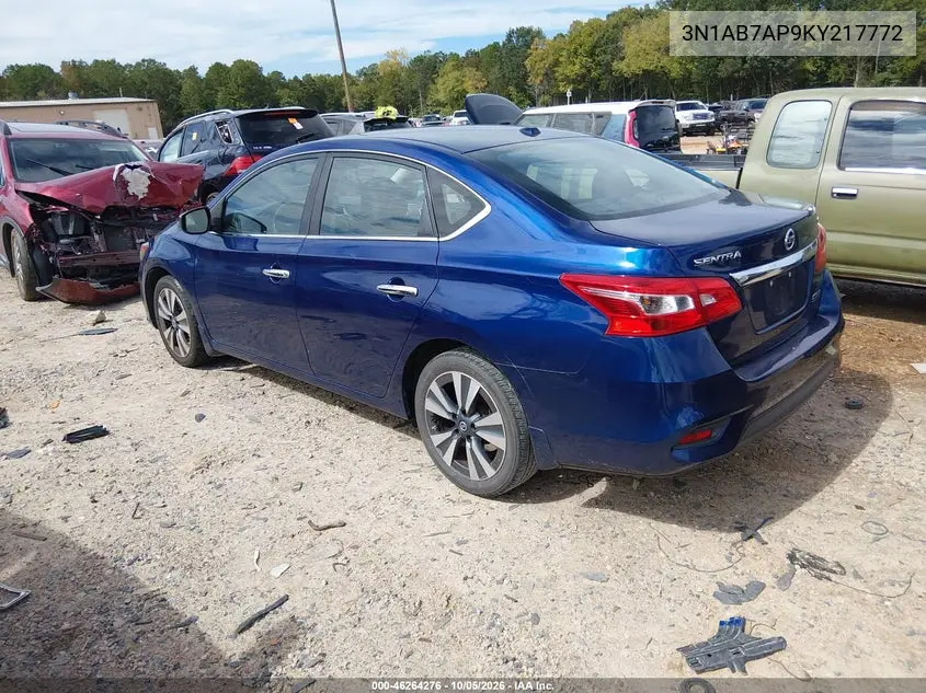 2019 NISSAN SENTRA VIN 3N1AB7AP9KY217772 — фото 3