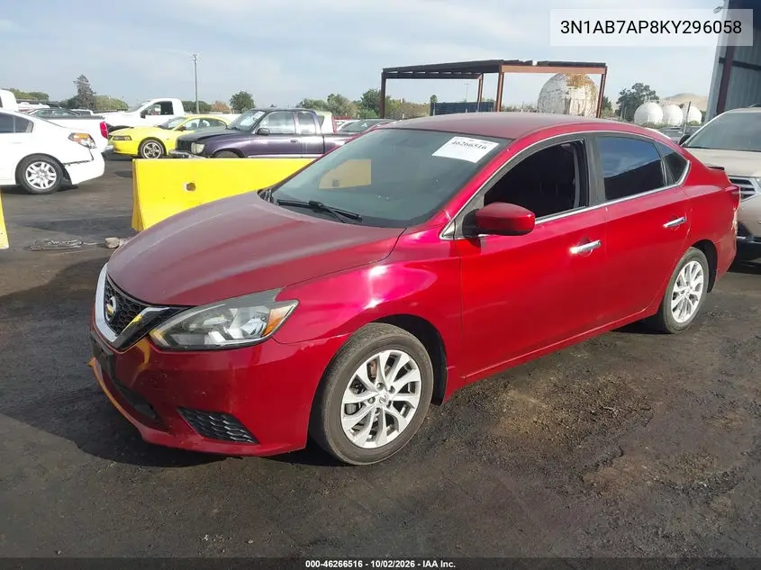 2019 NISSAN SENTRA VIN 3N1AB7AP8KY296058 — фото 2