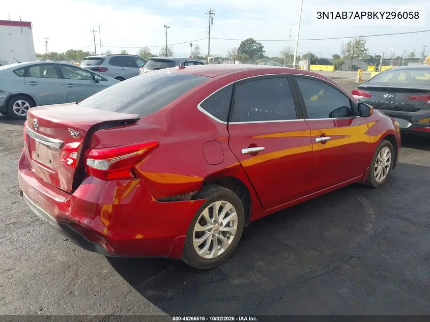 2019 NISSAN SENTRA VIN 3N1AB7AP8KY296058 — фото 4