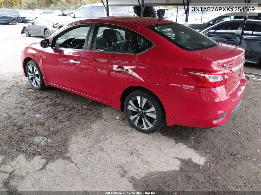 2019 NISSAN SENTRA VIN 3N1AB7APXKY254569 — фото 3