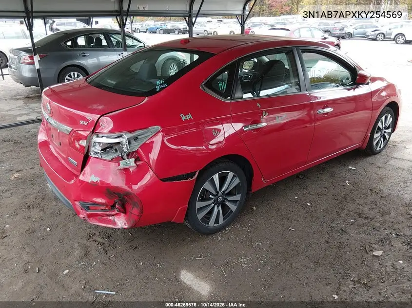 2019 NISSAN SENTRA VIN 3N1AB7APXKY254569 — фото 4
