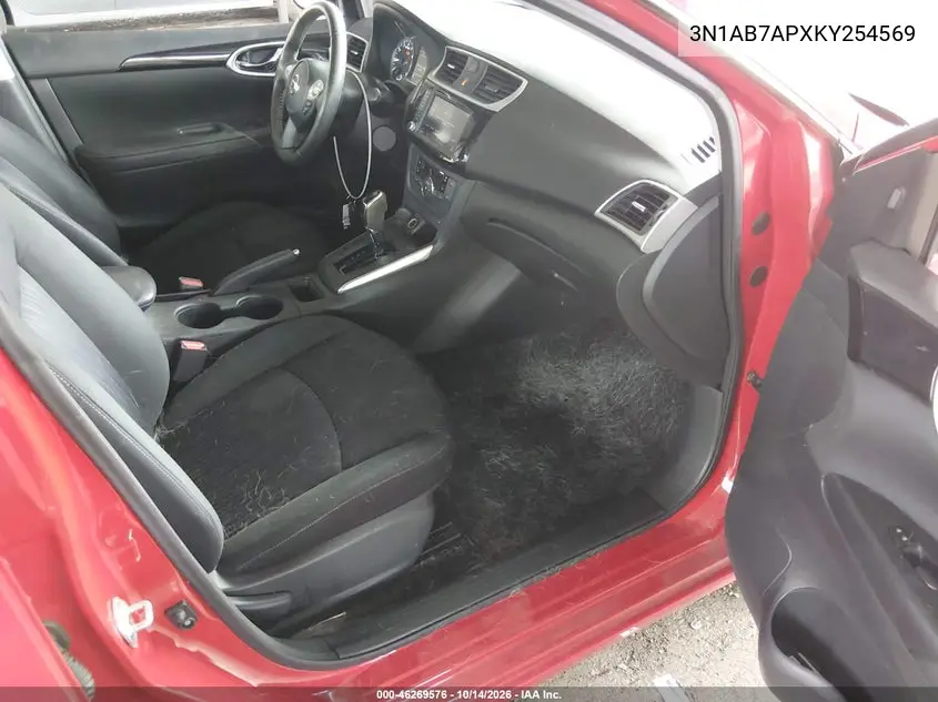 2019 NISSAN SENTRA VIN 3N1AB7APXKY254569 — фото 5
