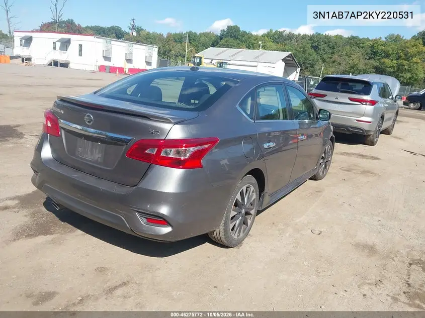 2019 NISSAN SENTRA VIN 3N1AB7AP2KY220531 — фото 4