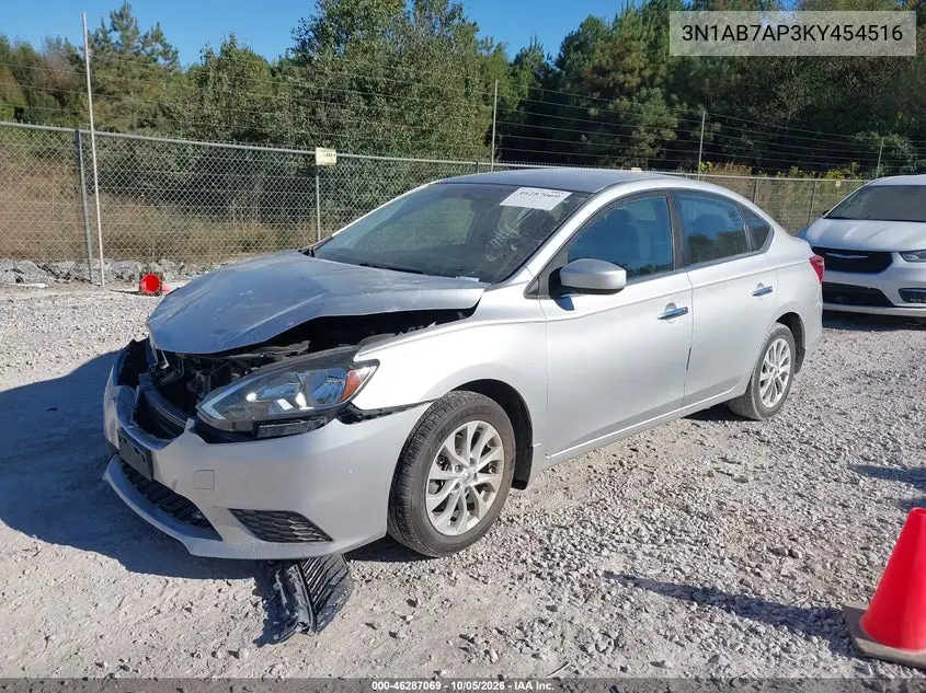 2019 NISSAN SENTRA VIN 3N1AB7AP3KY454516 — фото 2
