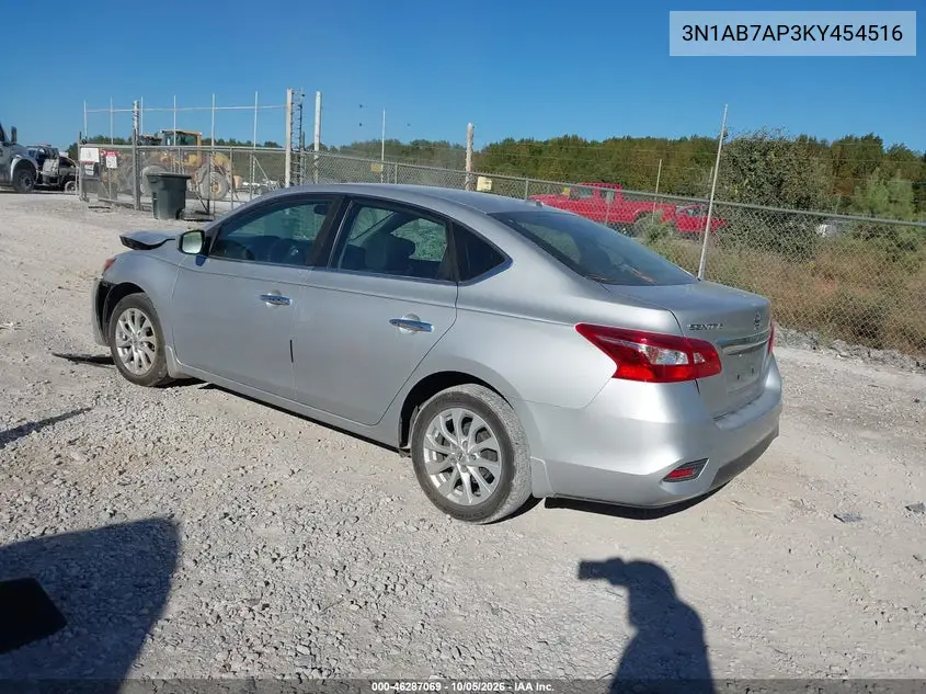 2019 NISSAN SENTRA VIN 3N1AB7AP3KY454516 — фото 3