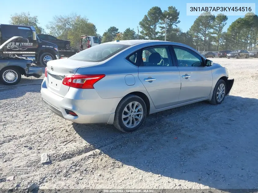 2019 NISSAN SENTRA VIN 3N1AB7AP3KY454516 — фото 4