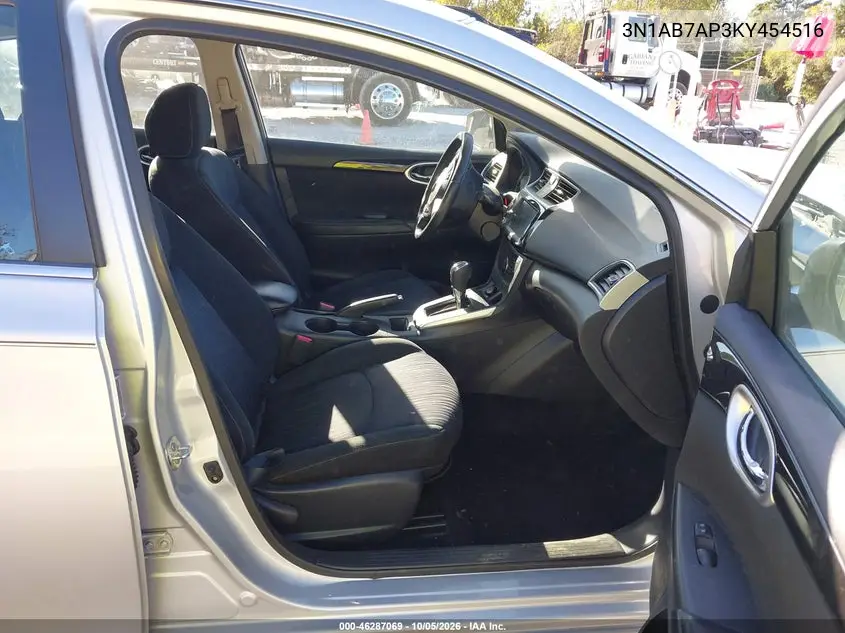 2019 NISSAN SENTRA VIN 3N1AB7AP3KY454516 — фото 5