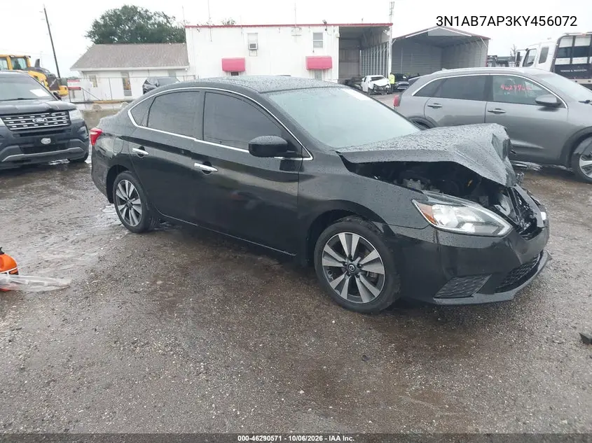 NISSAN SENTRA 2019, VIN 3N1AB7AP3KY456072