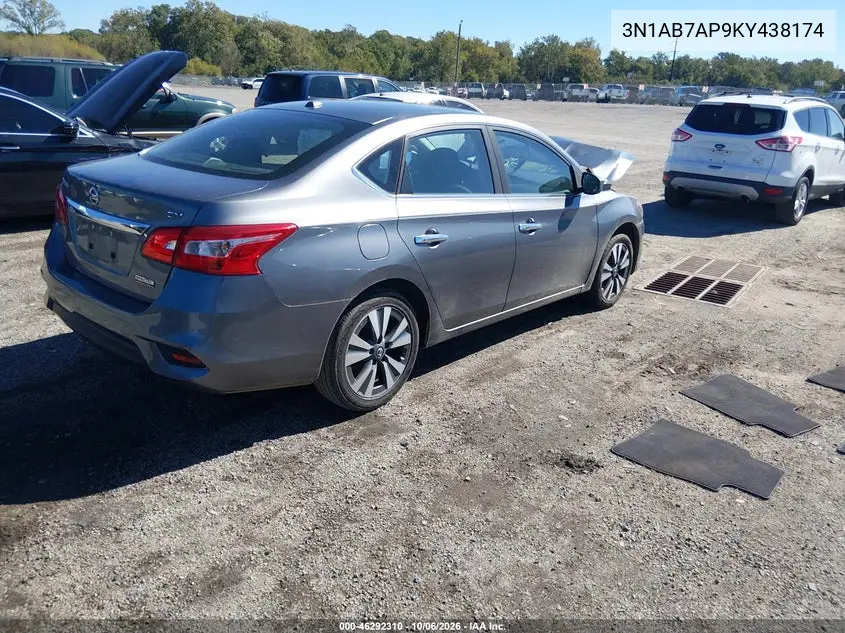 2019 NISSAN SENTRA VIN 3N1AB7AP9KY438174 — фото 4