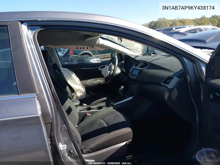2019 NISSAN SENTRA VIN 3N1AB7AP9KY438174 — фото 5