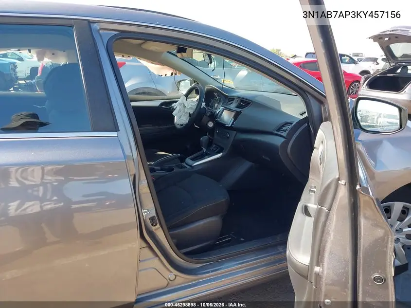 2019 NISSAN SENTRA VIN 3N1AB7AP3KY457156 — фото 5