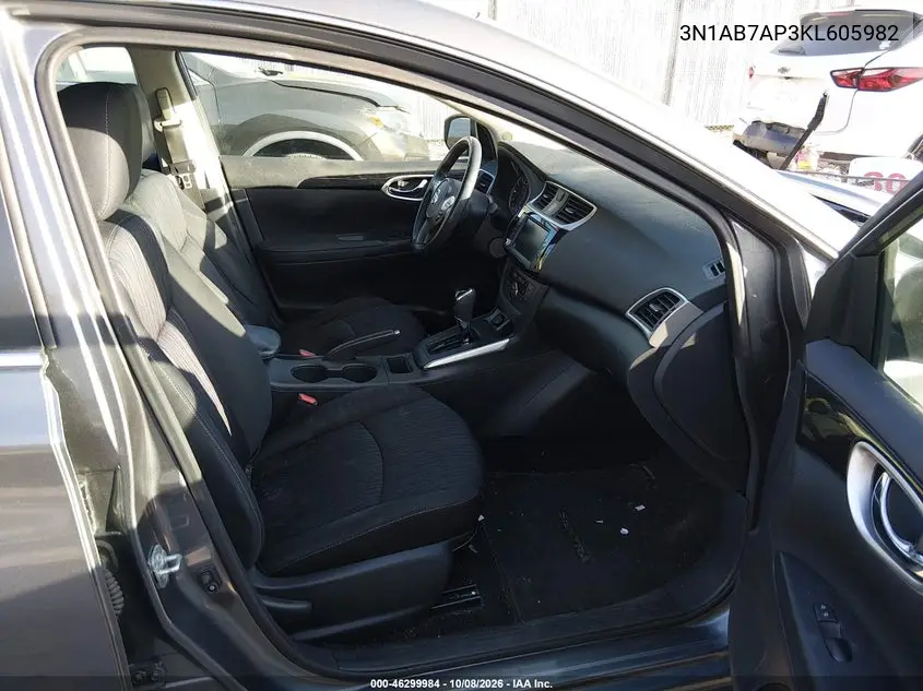 2019 NISSAN SENTRA VIN 3N1AB7AP3KL605982 — фото 5