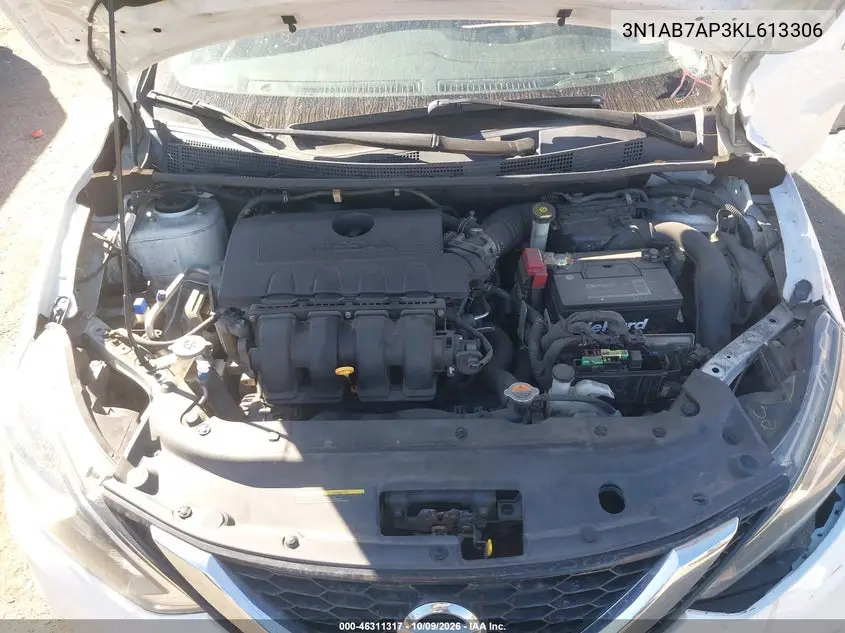 2019 NISSAN SENTRA VIN 3N1AB7AP3KL613306 — фото 10