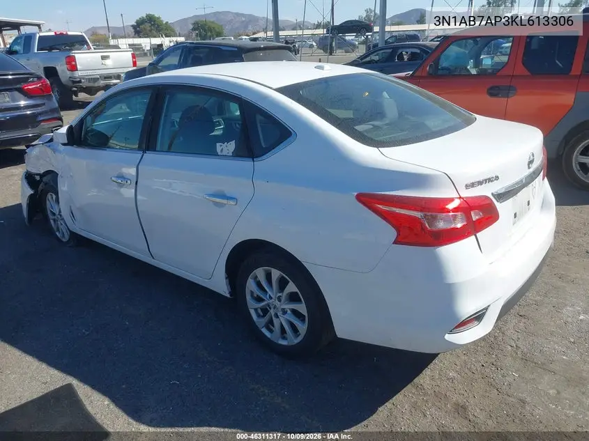2019 NISSAN SENTRA VIN 3N1AB7AP3KL613306 — фото 3