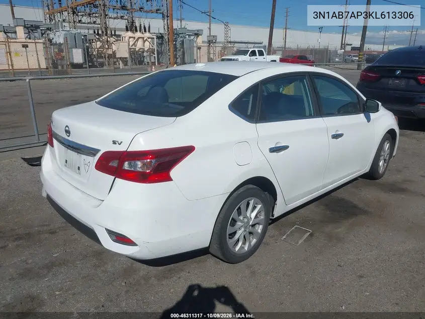 2019 NISSAN SENTRA VIN 3N1AB7AP3KL613306 — фото 4