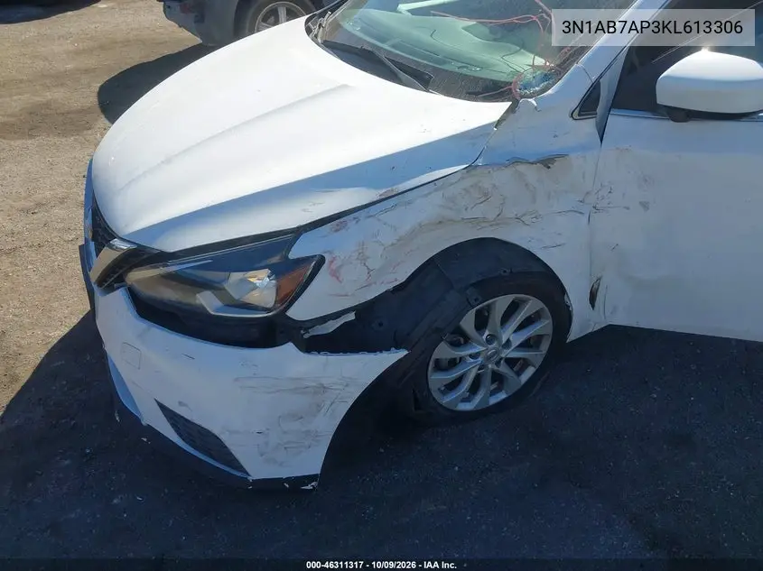 2019 NISSAN SENTRA VIN 3N1AB7AP3KL613306 — фото 6