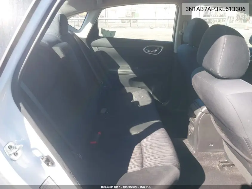 2019 NISSAN SENTRA VIN 3N1AB7AP3KL613306 — фото 8