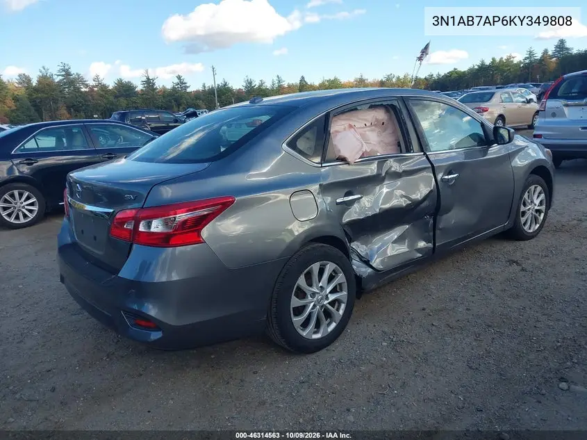 2019 NISSAN SENTRA VIN 3N1AB7AP6KY349808 — фото 4