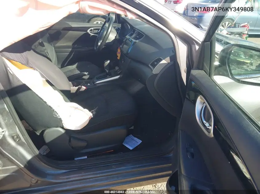 2019 NISSAN SENTRA VIN 3N1AB7AP6KY349808 — фото 5