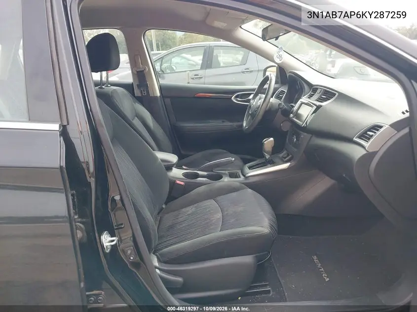 2019 NISSAN SENTRA VIN 3N1AB7AP6KY287259 — фото 5