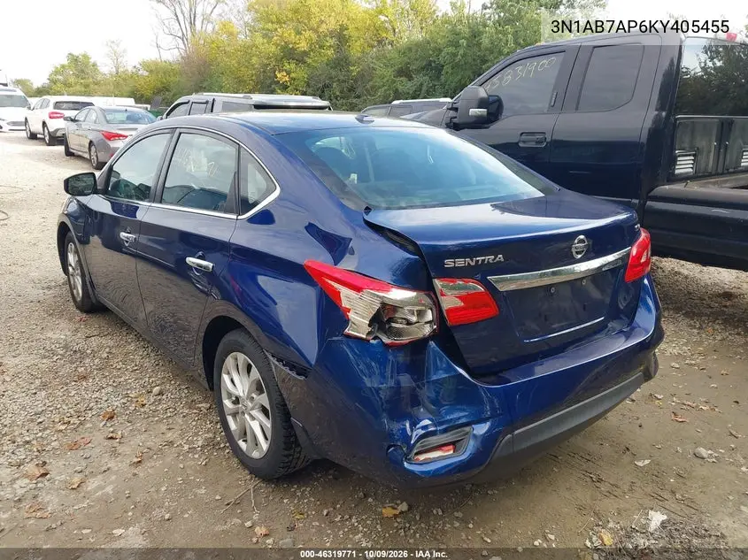 2019 NISSAN SENTRA VIN 3N1AB7AP6KY405455 — фото 3