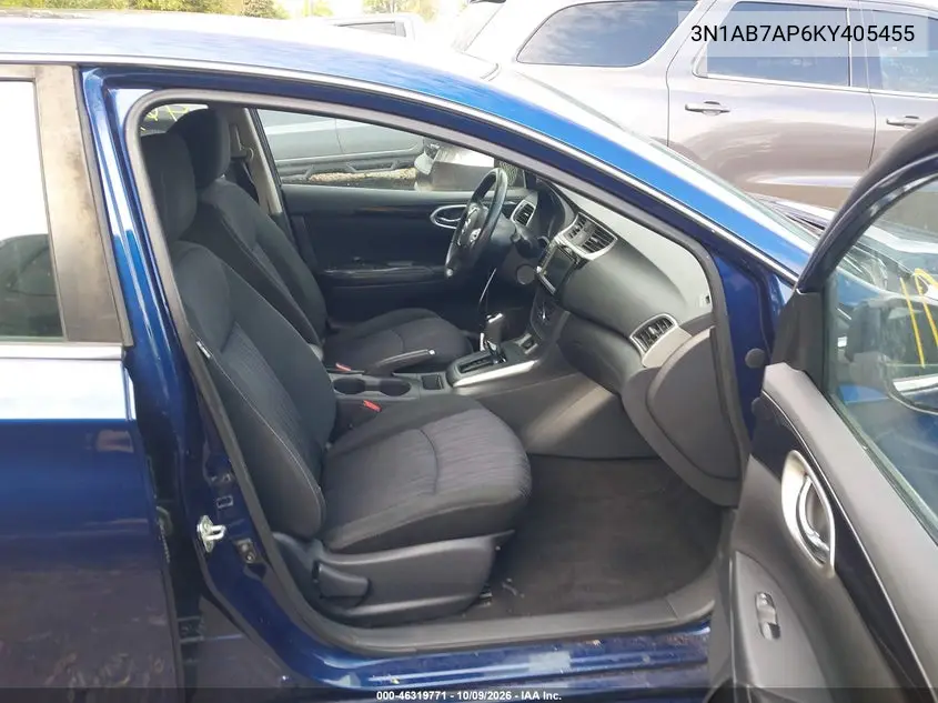 2019 NISSAN SENTRA VIN 3N1AB7AP6KY405455 — фото 5