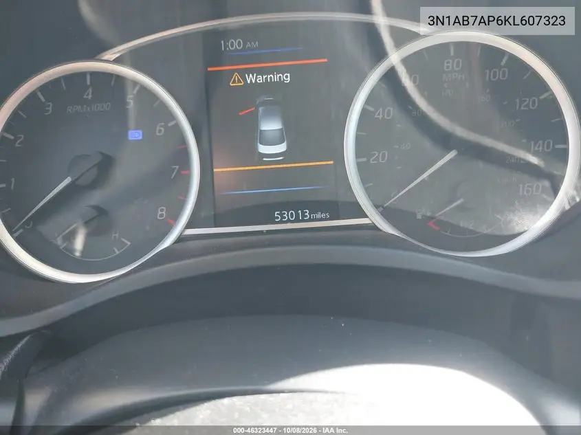 2019 NISSAN SENTRA VIN 3N1AB7AP6KL607323 — фото 7