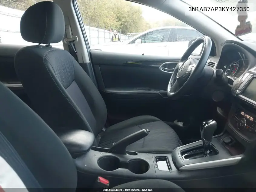 2019 NISSAN SENTRA VIN 3N1AB7AP3KY427350 — фото 5