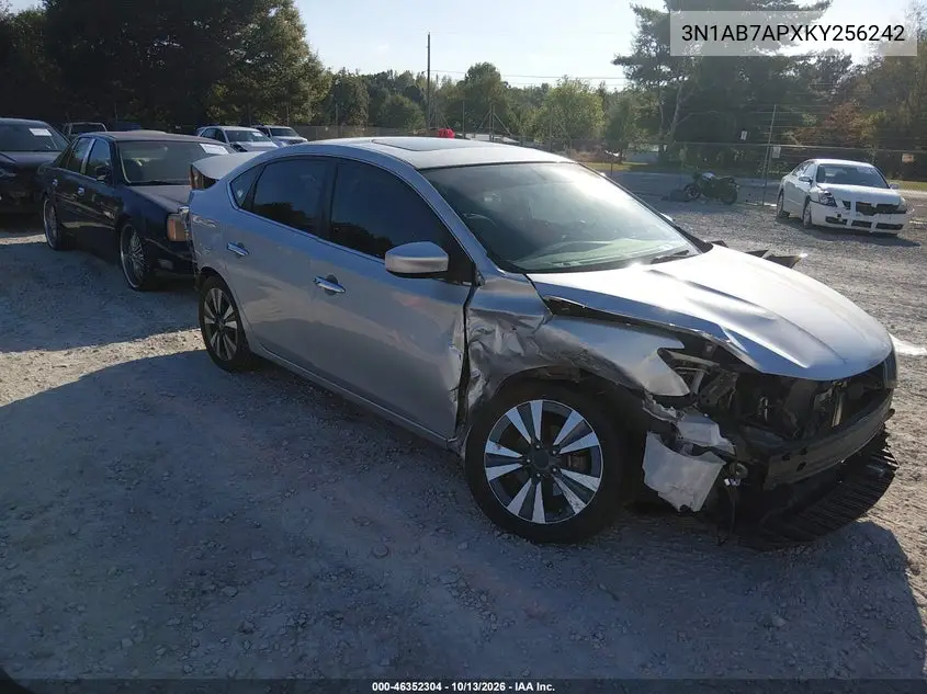 NISSAN SENTRA 2019, VIN 3N1AB7APXKY256242