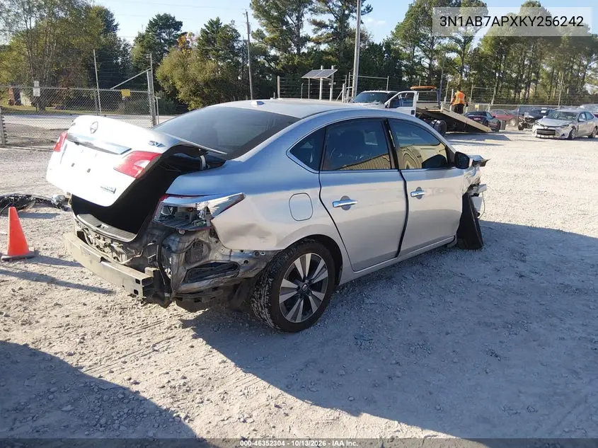 2019 NISSAN SENTRA VIN 3N1AB7APXKY256242 — фото 4