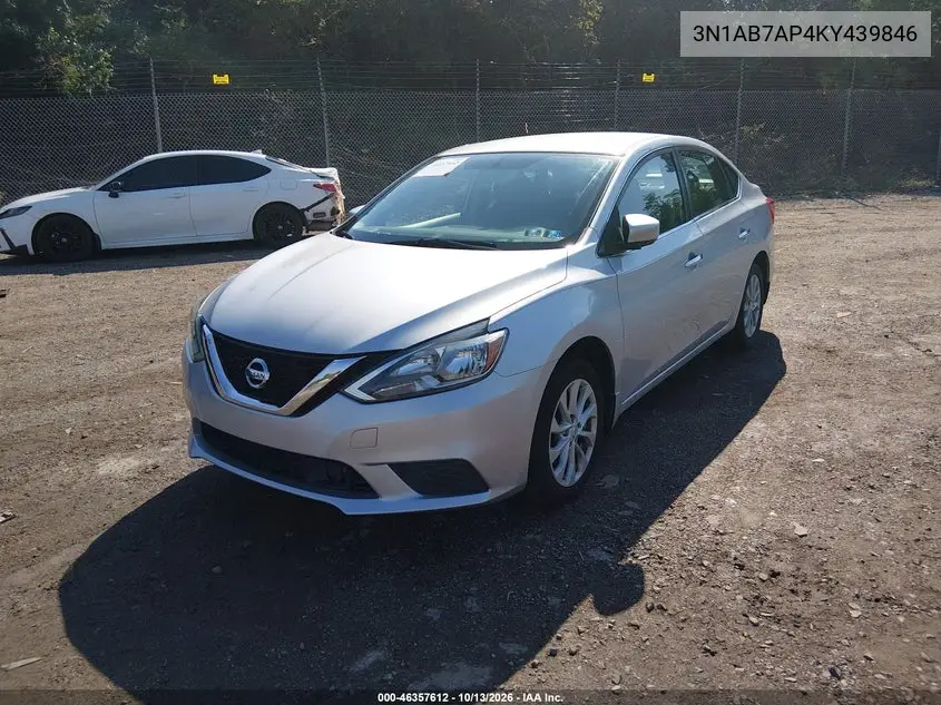 2019 NISSAN SENTRA VIN 3N1AB7AP4KY439846 — фото 2
