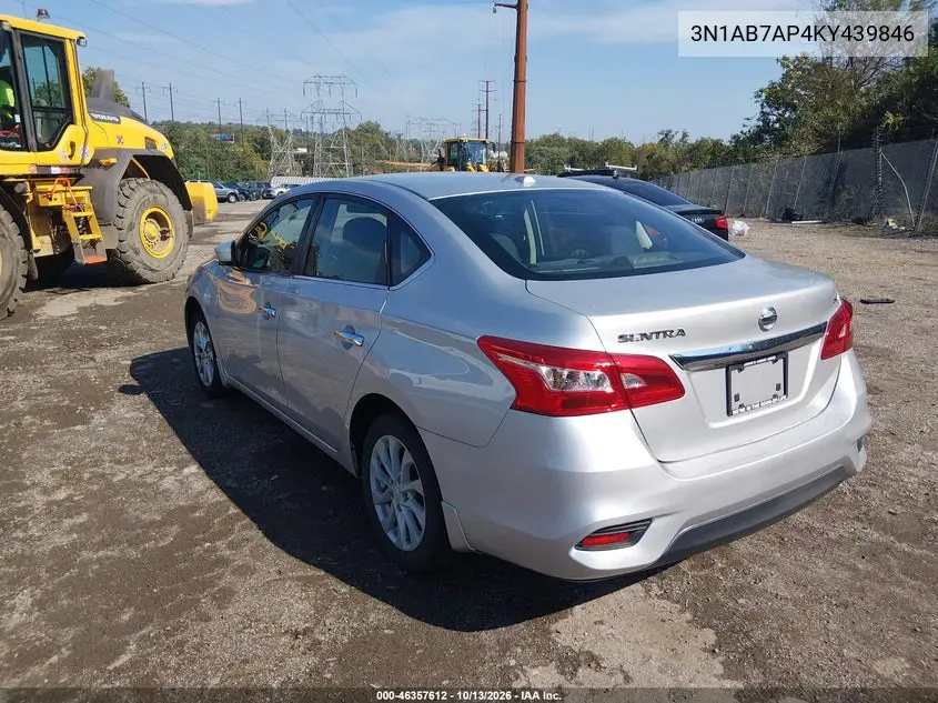 2019 NISSAN SENTRA VIN 3N1AB7AP4KY439846 — фото 3