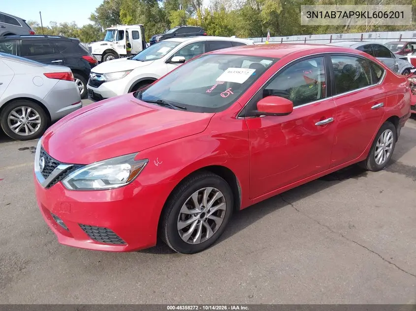 2019 NISSAN SENTRA VIN 3N1AB7AP9KL606201 — фото 2