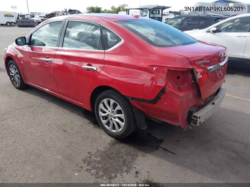 2019 NISSAN SENTRA VIN 3N1AB7AP9KL606201 — фото 3