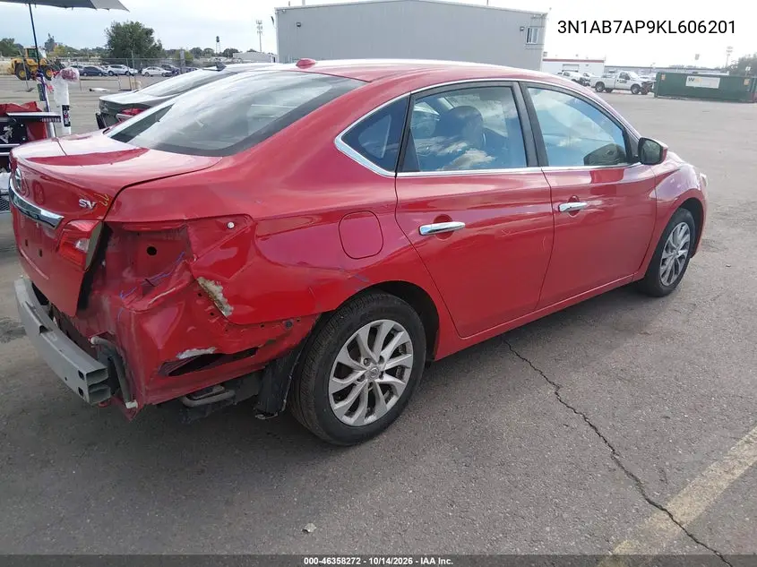 2019 NISSAN SENTRA VIN 3N1AB7AP9KL606201 — фото 4