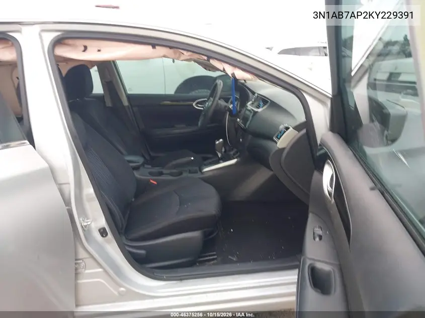 2019 NISSAN SENTRA VIN 3N1AB7AP2KY229391 — фото 5
