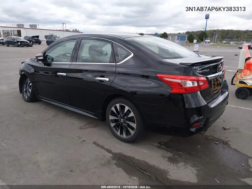 2019 NISSAN SENTRA VIN 3N1AB7AP6KY383313 — фото 3