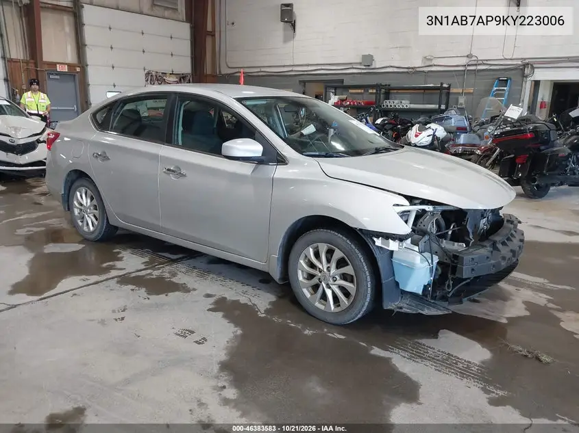 NISSAN SENTRA 2019, VIN 3N1AB7AP9KY223006