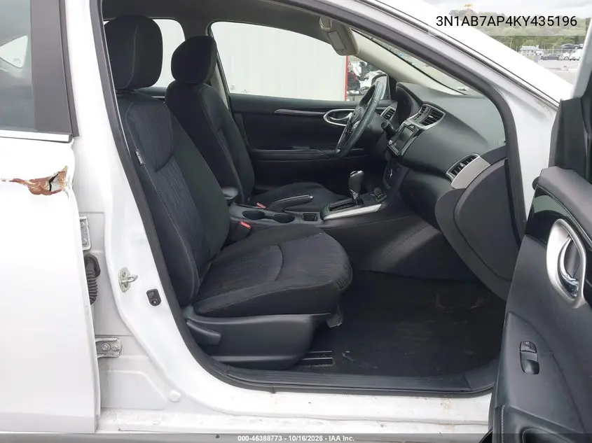 2019 NISSAN SENTRA VIN 3N1AB7AP4KY435196 — фото 5