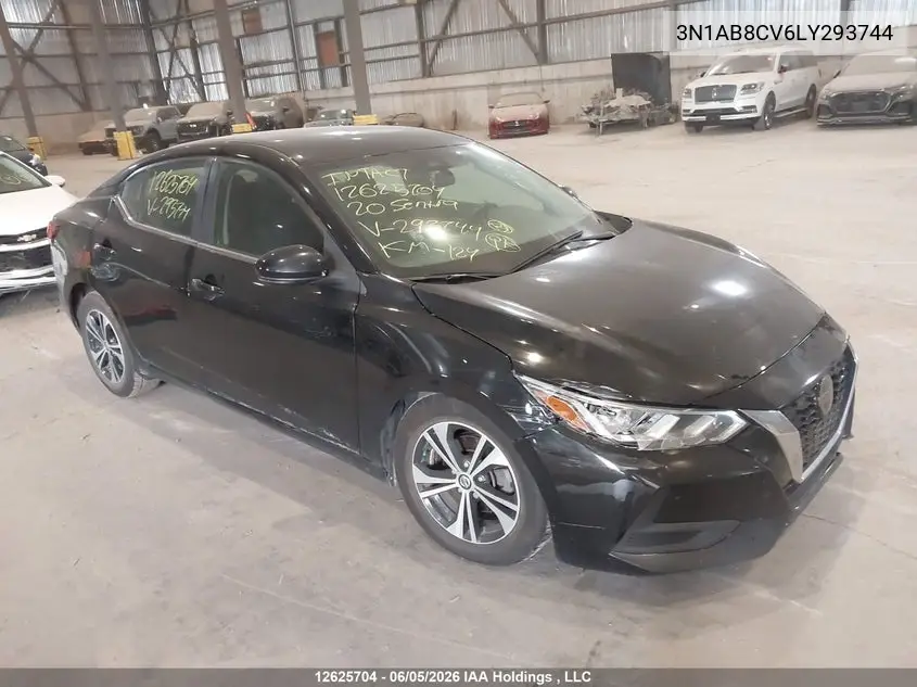 NISSAN SENTRA 2020, VIN 3N1AB8CV6LY293744