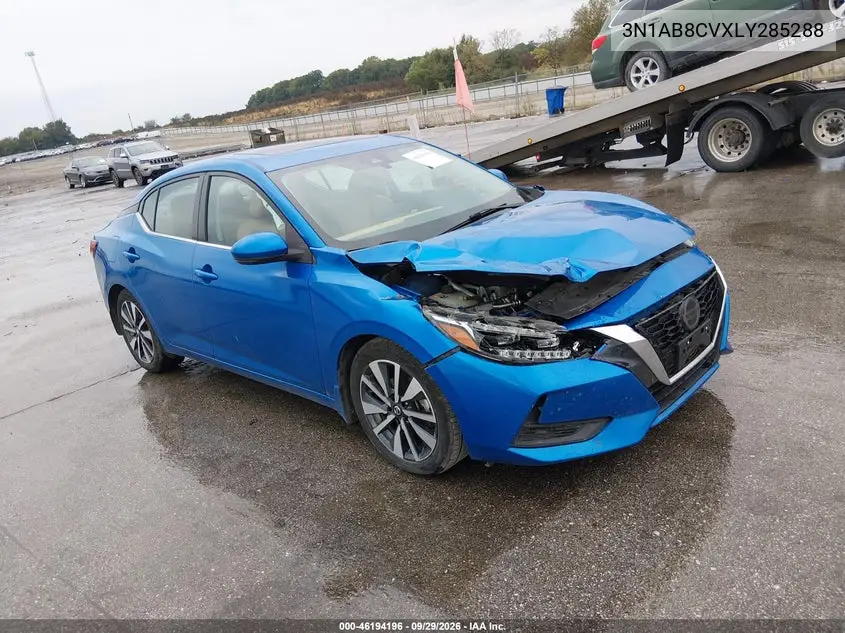 NISSAN SENTRA 2020, VIN 3N1AB8CVXLY285288