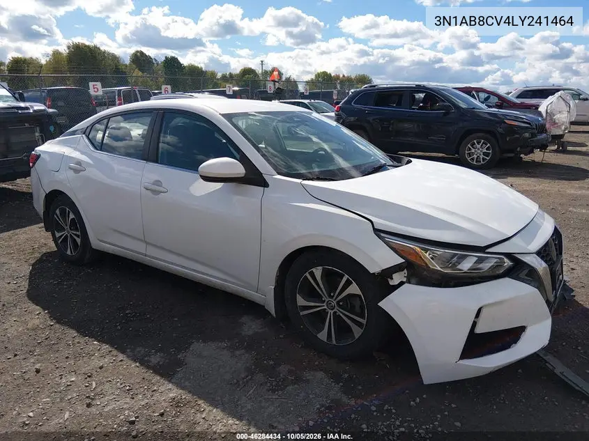 NISSAN SENTRA 2020, VIN 3N1AB8CV4LY241464