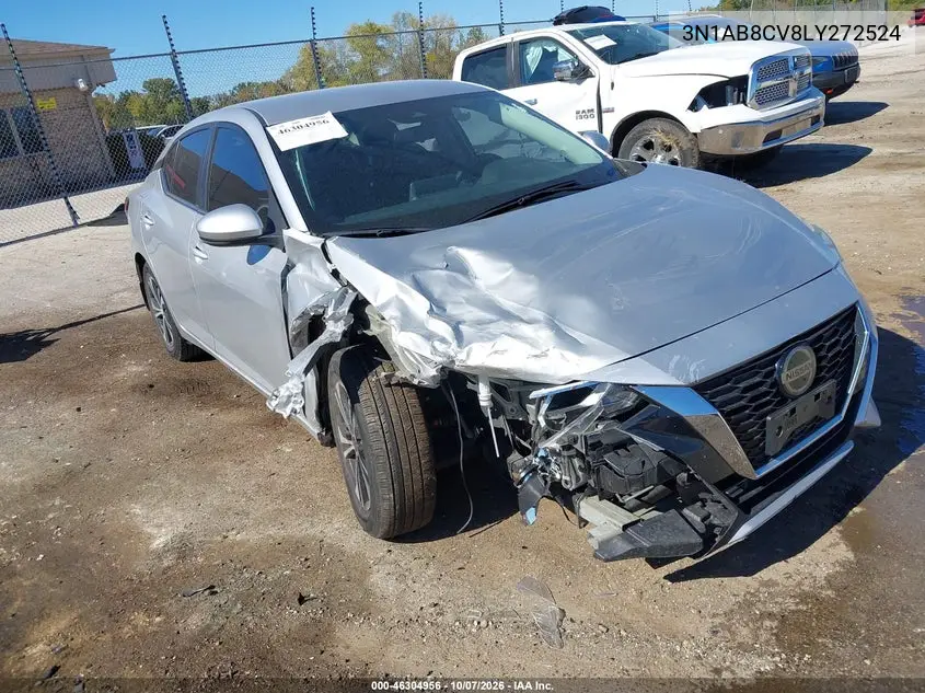 NISSAN SENTRA 2020, VIN 3N1AB8CV8LY272524