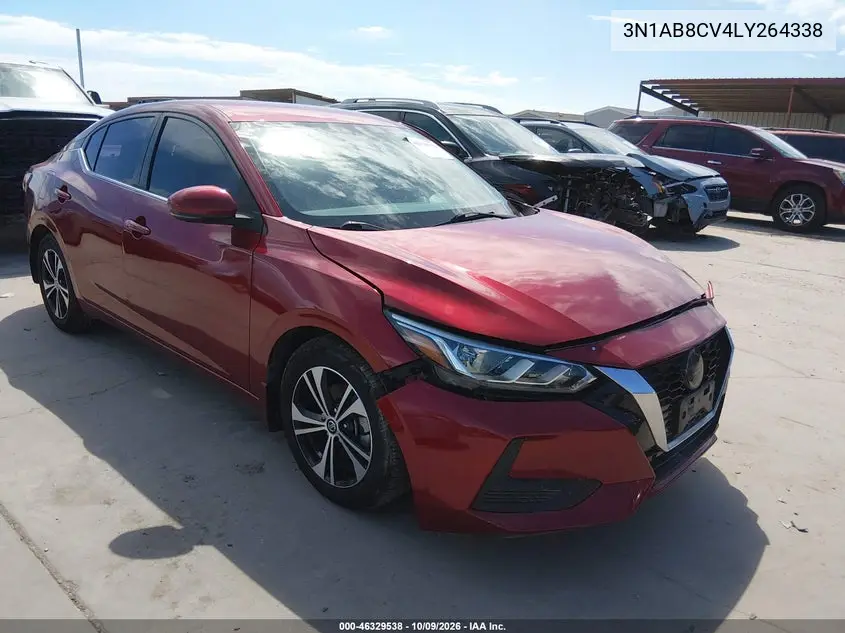 NISSAN SENTRA 2020, VIN 3N1AB8CV4LY264338