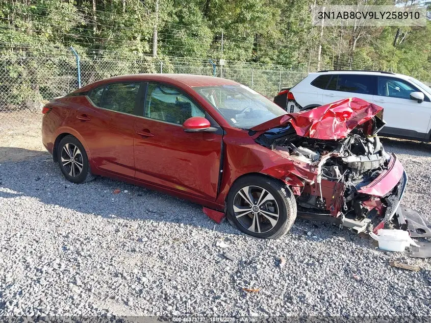 NISSAN SENTRA 2020, VIN 3N1AB8CV9LY258910