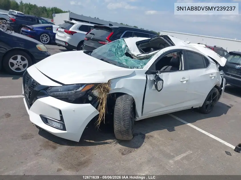 2021 NISSAN SENTRA VIN 3N1AB8DV5MY239237 — фото 13