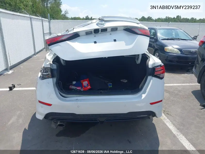 2021 NISSAN SENTRA VIN 3N1AB8DV5MY239237 — фото 15