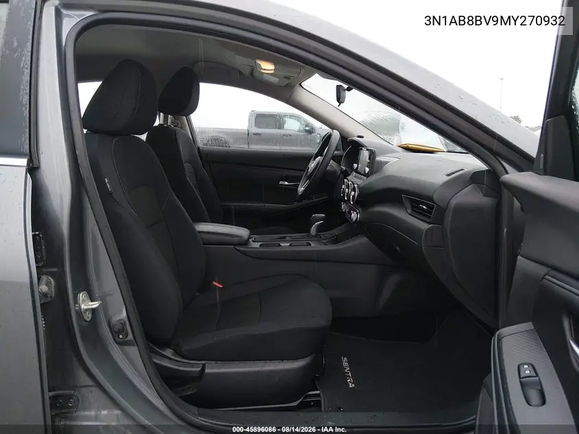 2021 NISSAN SENTRA VIN 3N1AB8BV9MY270932 — фото 5