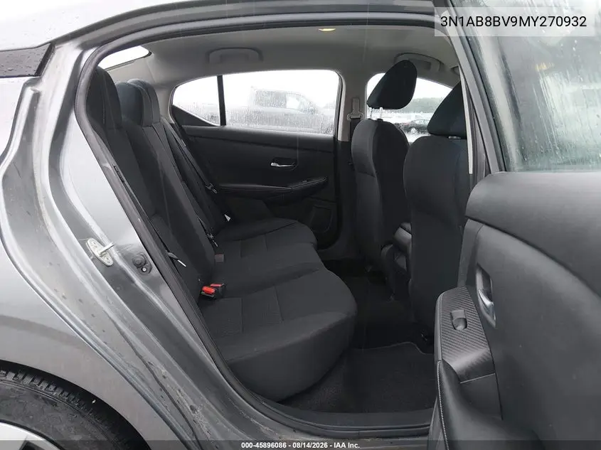 2021 NISSAN SENTRA VIN 3N1AB8BV9MY270932 — фото 8