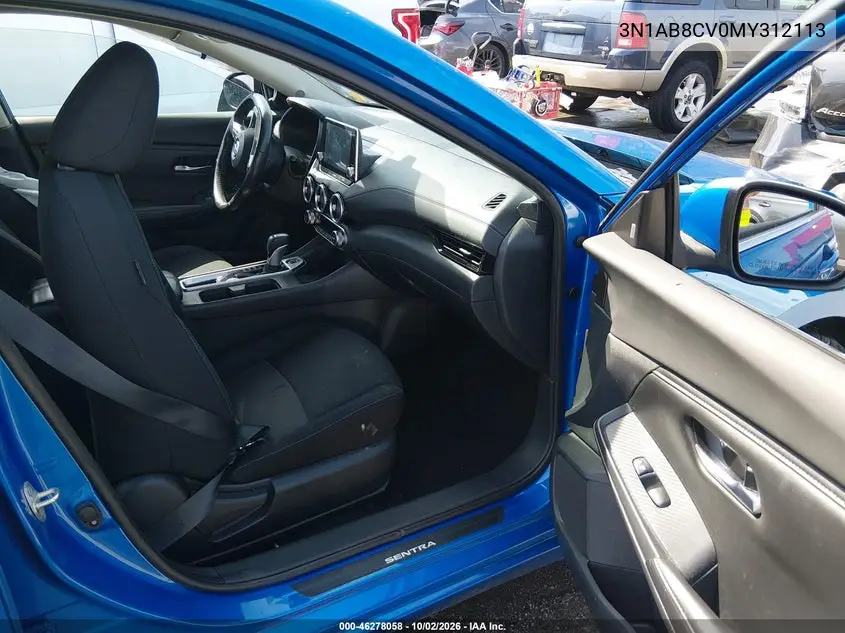 2021 NISSAN SENTRA VIN 3N1AB8CV0MY312113 — фото 5